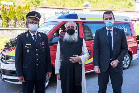 FOTO Na Florjanovo nedeljo blagoslov gasilskega vozila PGD Stična 31